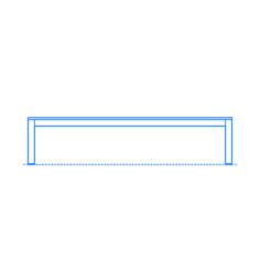 Furniture Benches Perspective Bench Simple Line Art Svg, Free Vectors File